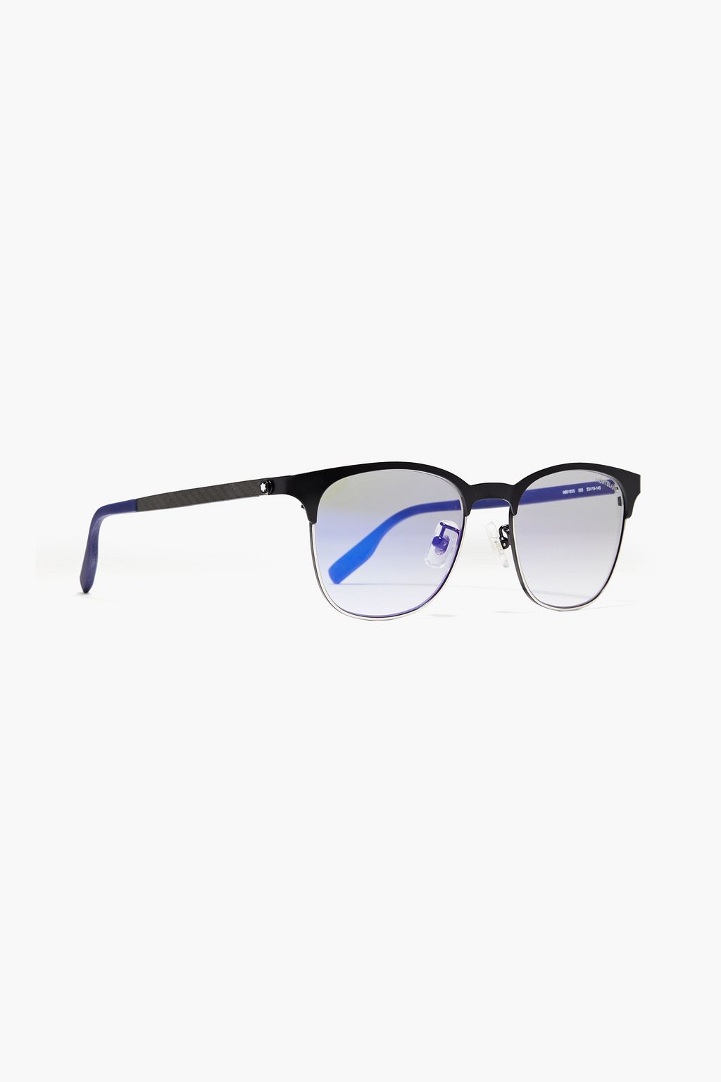 MONTBLANC D-Frame gunmetal-tone optical glasses