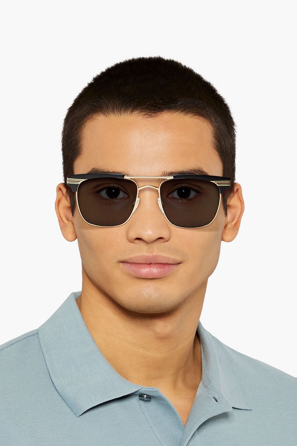 GUCCI Square-frame acetate sunglasses