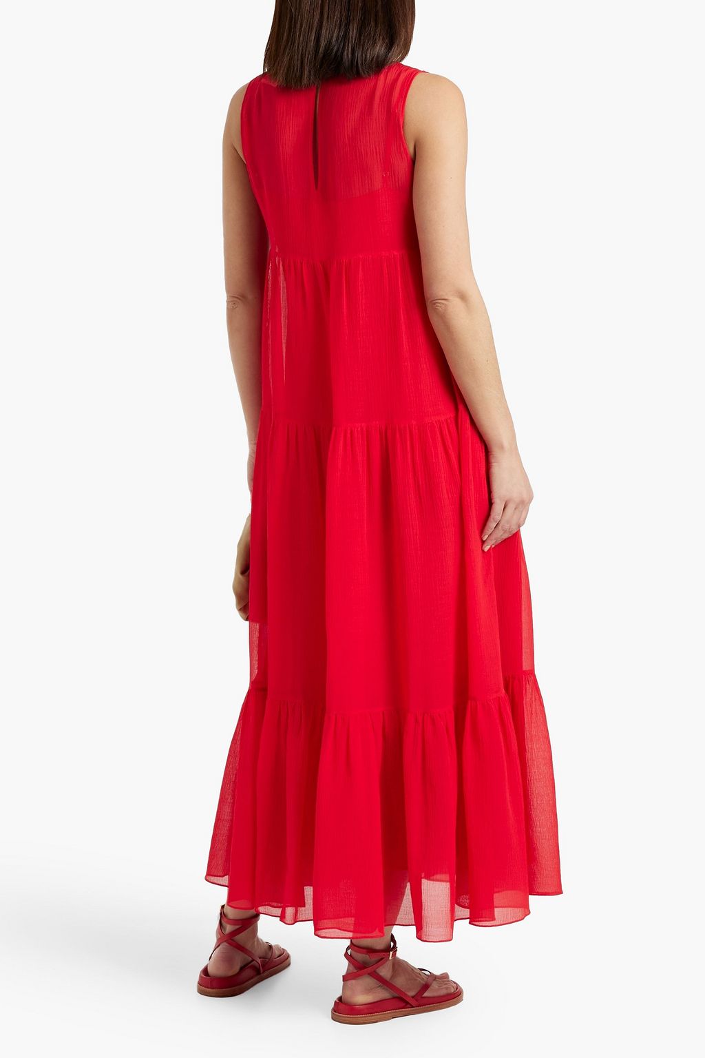 MAX MARA STUDIO Fago crepon maxi dress