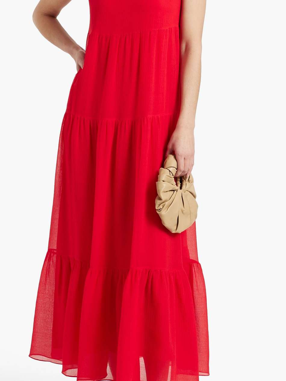 fago crepon maxi dress