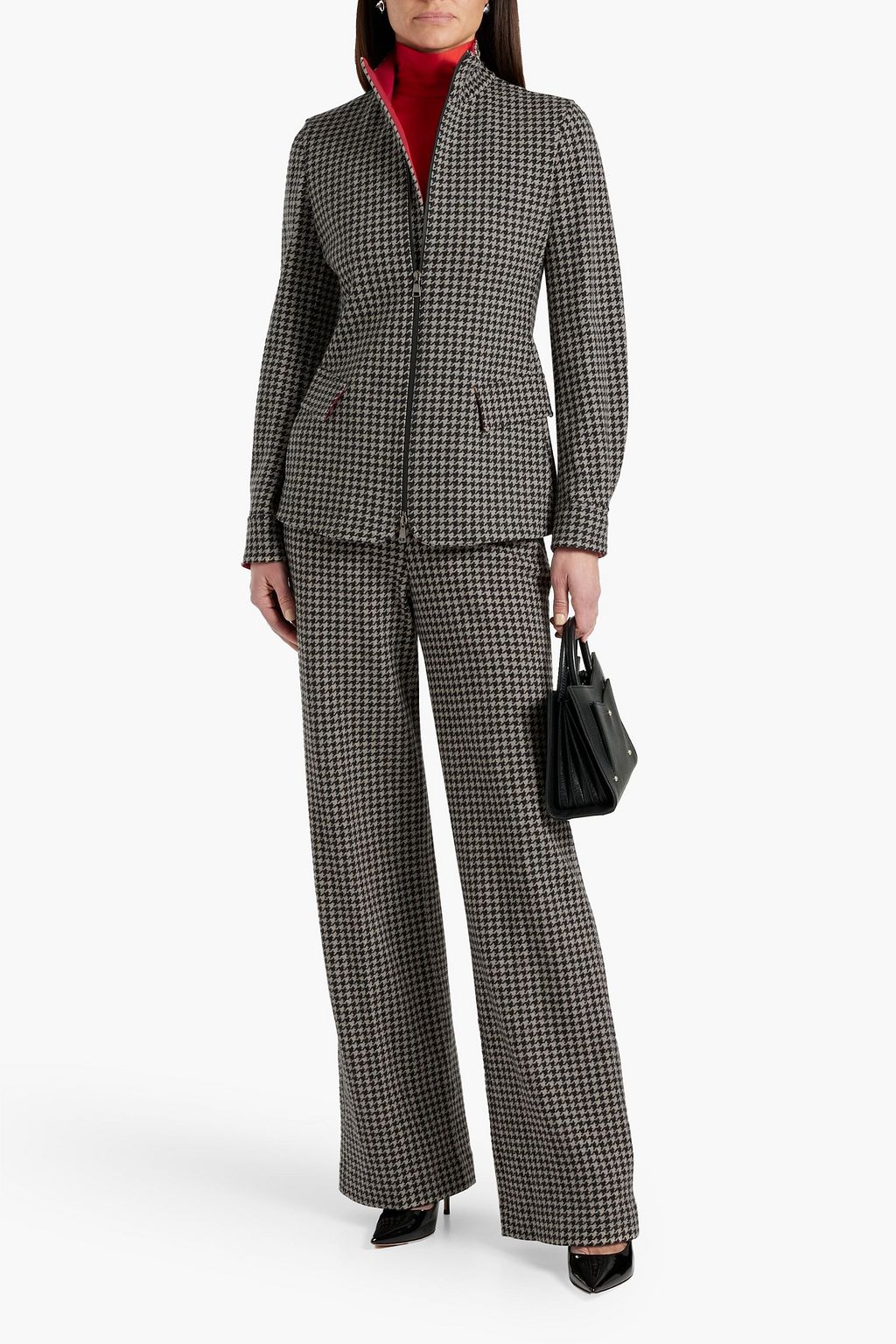 MAX MARA Glasgow houndstooth wool jacket
