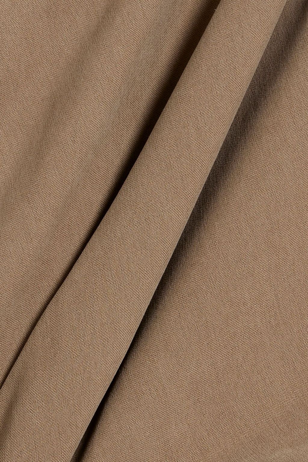 MAX MARA جمبسوت بتصميم ملتف من الحرير ومزوّدة بحزام