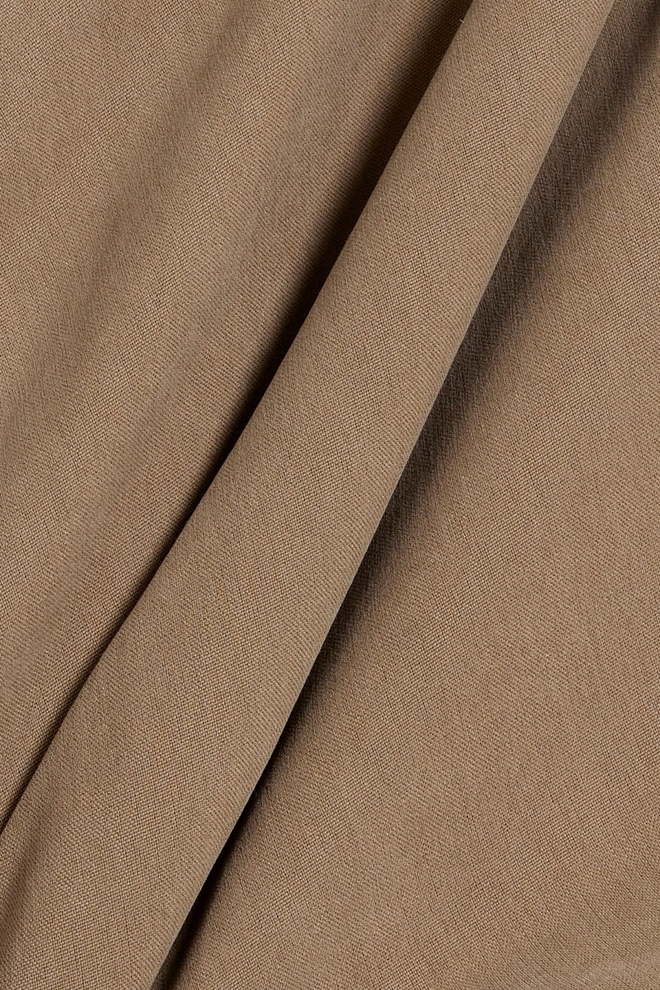 Max Mara Wrap-effect Belted Silk Jumpsuit In Taupe