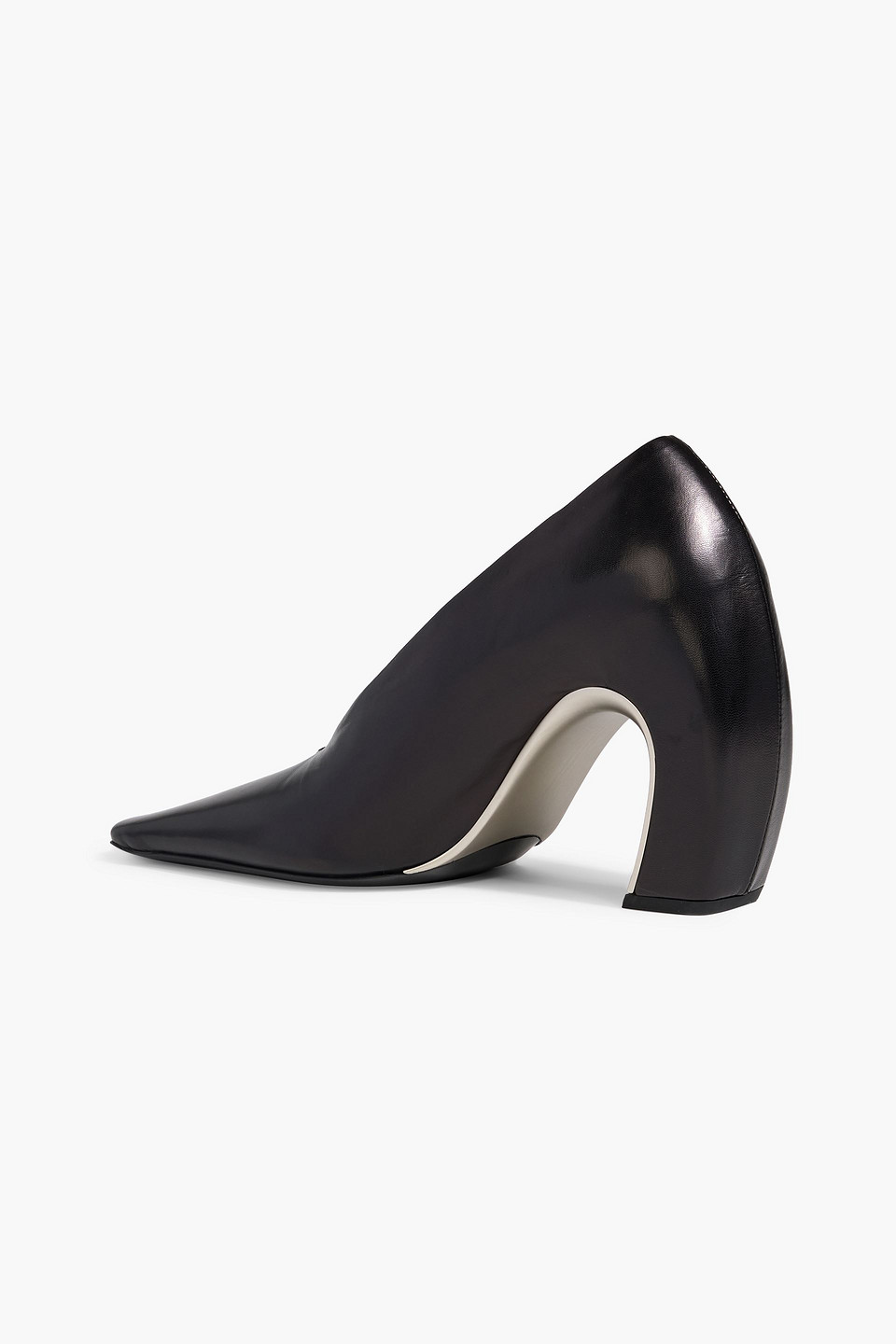 Jil Sander Leather Pumps In Black