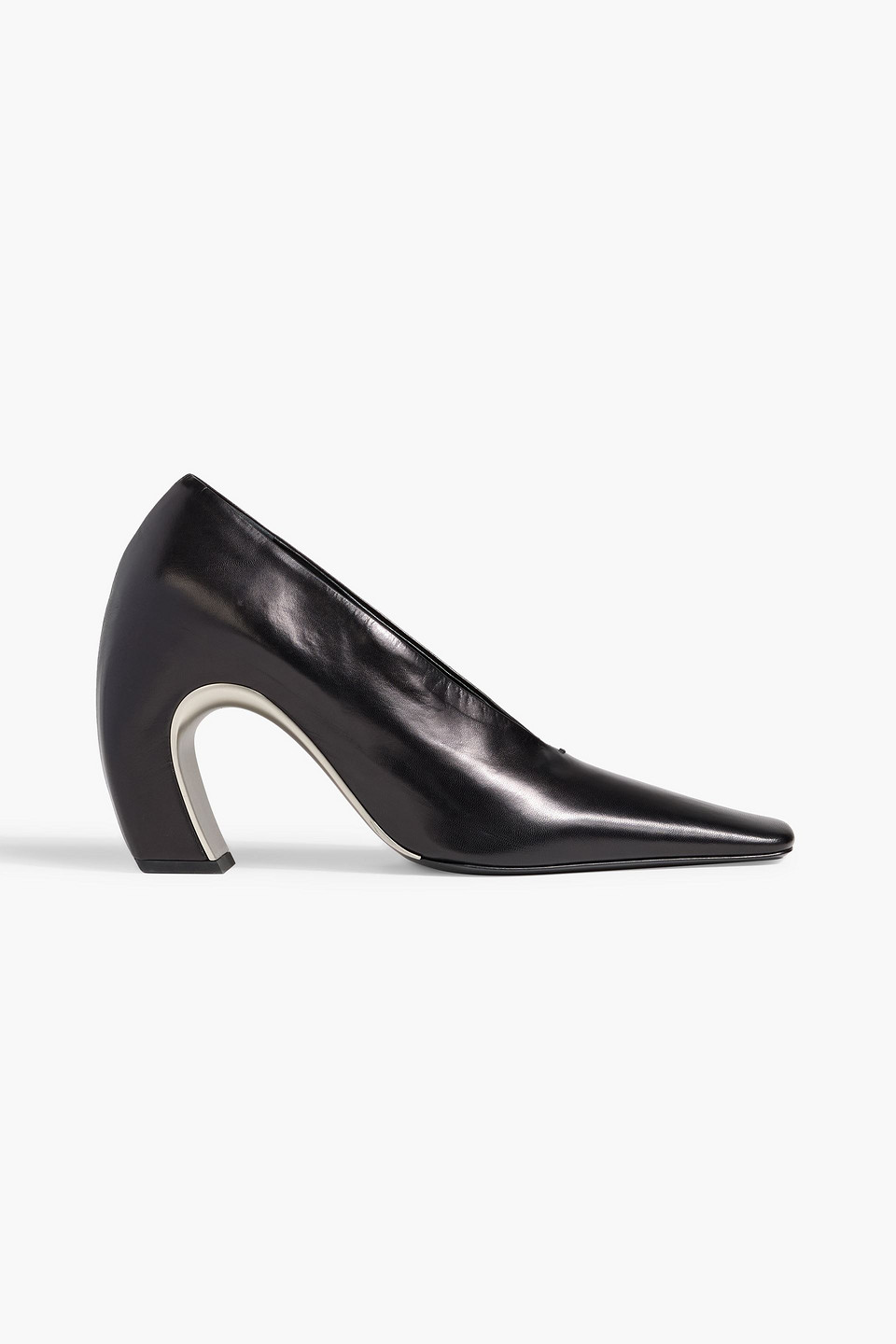 Jil Sander Leather Pumps In Black