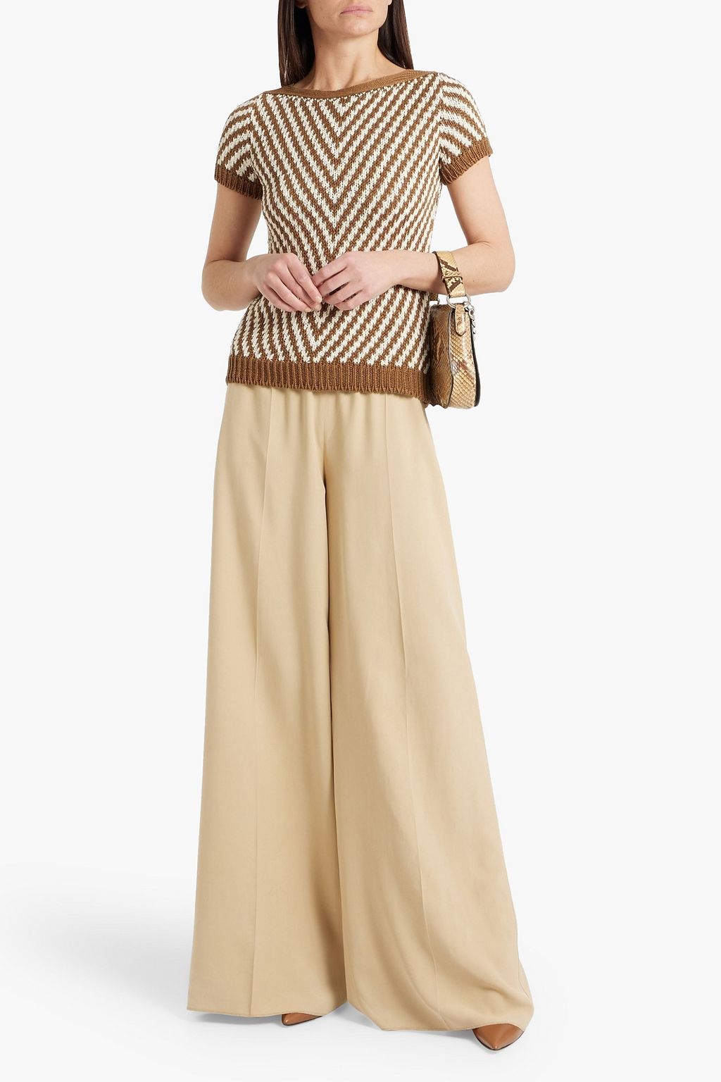 MAX MARA Silk wide-leg pants