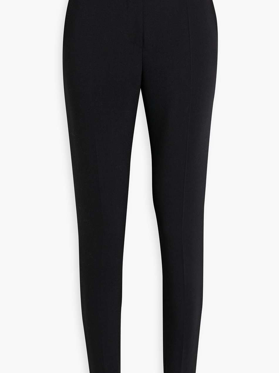 wool-blend stirrup slim-leg pants