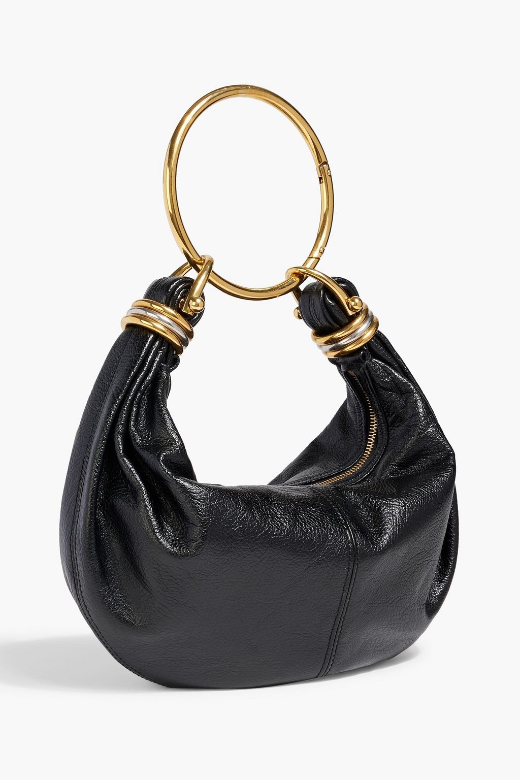 CHLOÉ Bracelet pebbled-leather shoulder bag