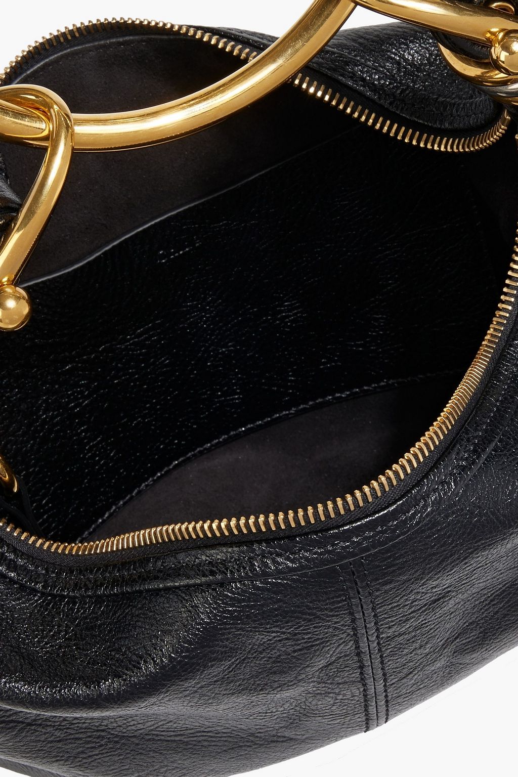CHLOÉ Bracelet pebbled-leather shoulder bag