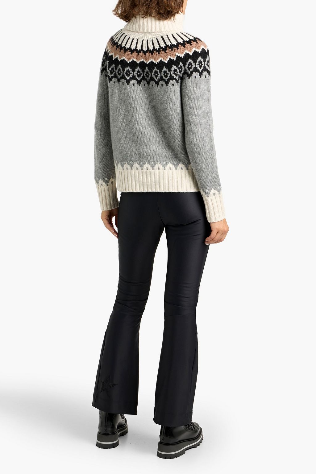 BOGNER Ingrid Fair Isle cashmere turtleneck sweater