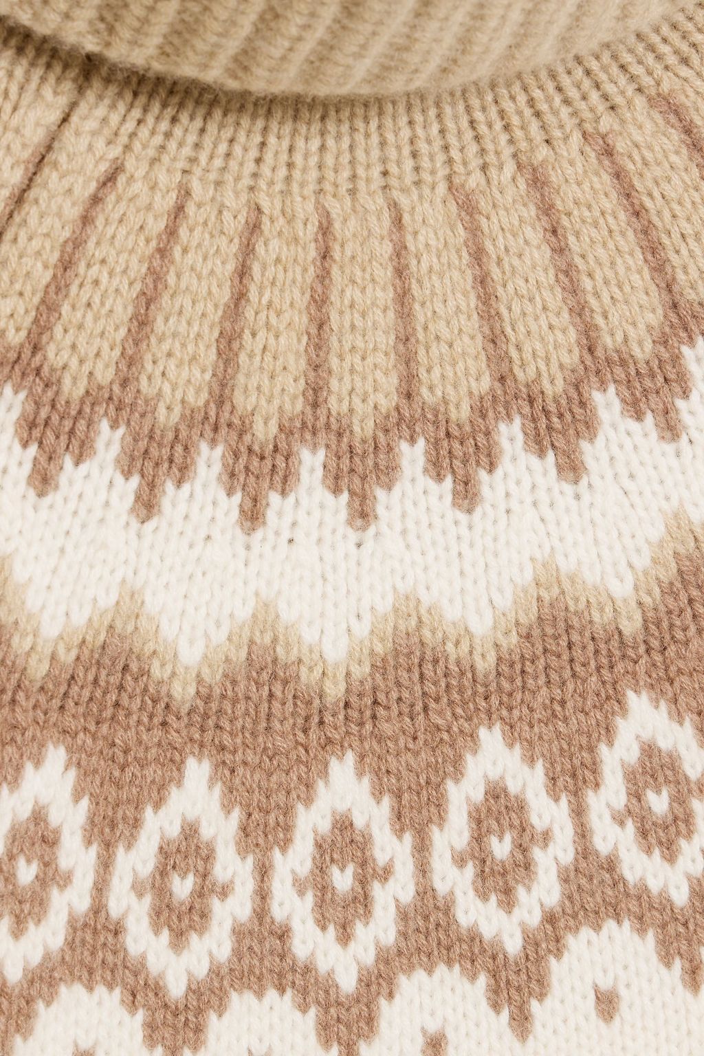 BOGNER Ingrid Fair Isle cashmere turtleneck sweater