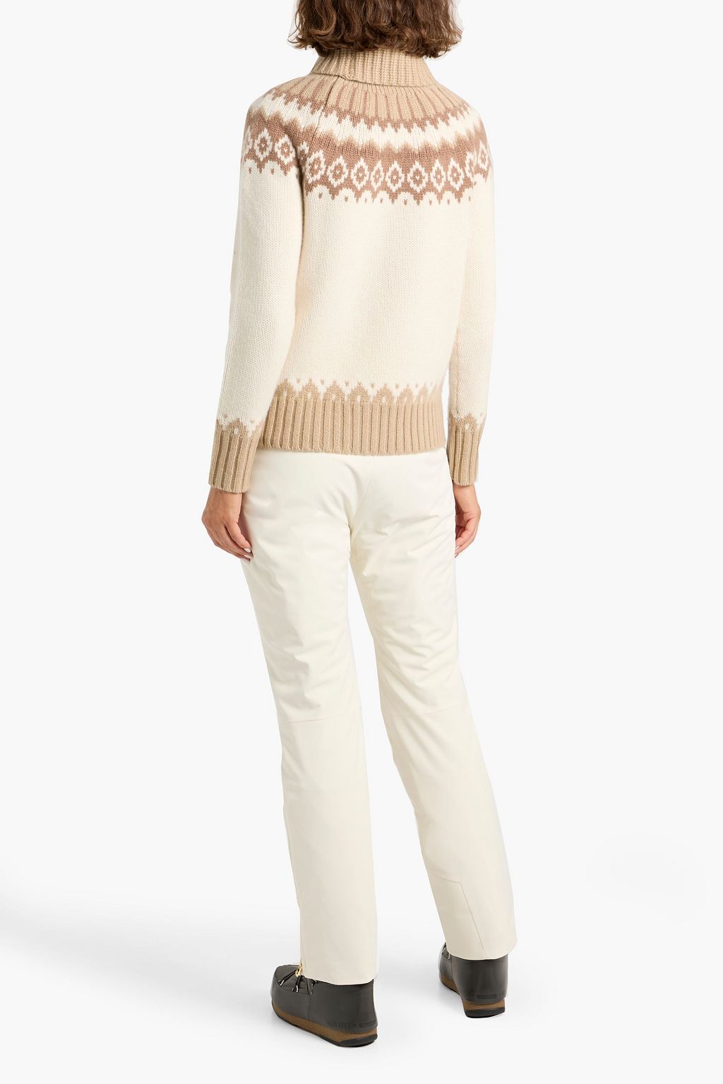 BOGNER Ingrid Fair Isle cashmere turtleneck sweater