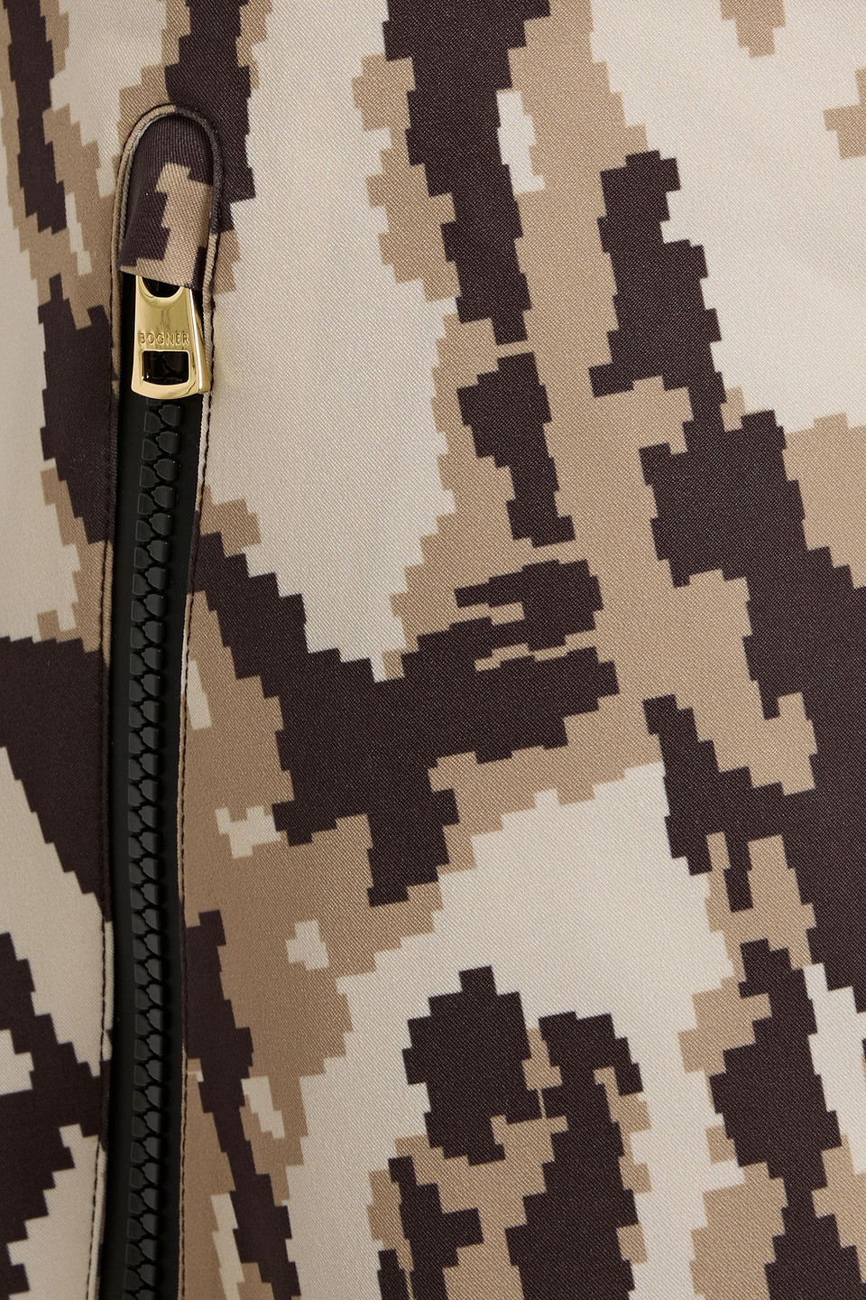Bogner Maren Printed Ski Pants In Animal Print