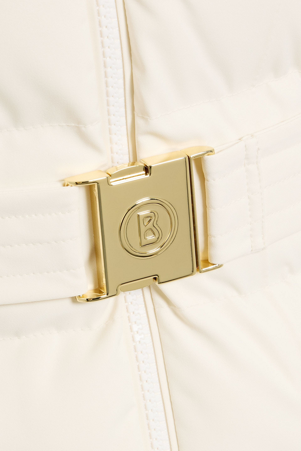 Bogner Ellya Belted Quilted Ski Jacket In White