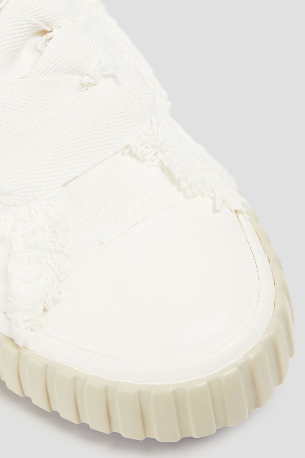 ZIMMERMANN 프레이 디테일 캔버스 하이탑 스니커즈