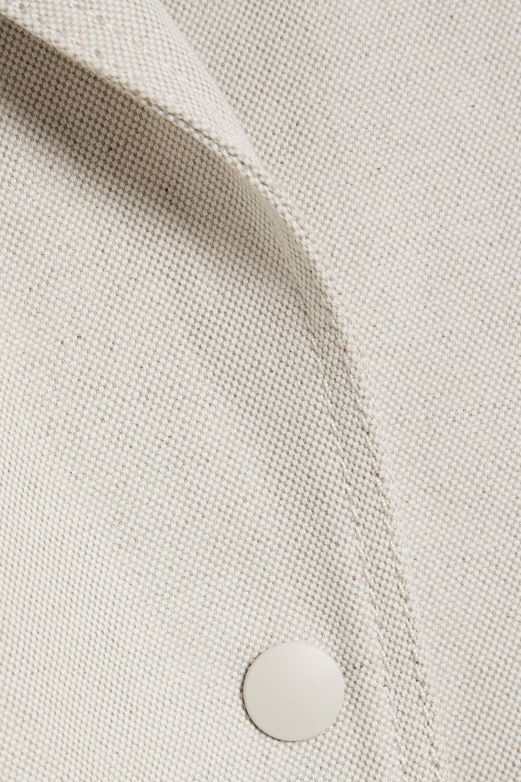MAX MARA Mosa cotton and linen-blend canvas blazer