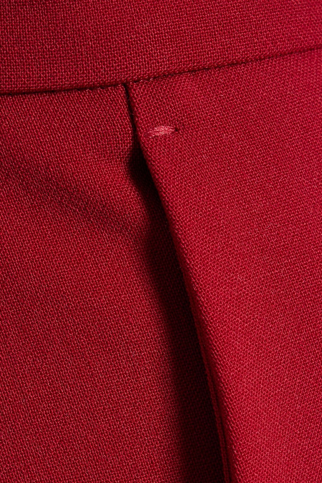 MAX MARA Nepeta grain de poudre wool-blend kick-flare pants