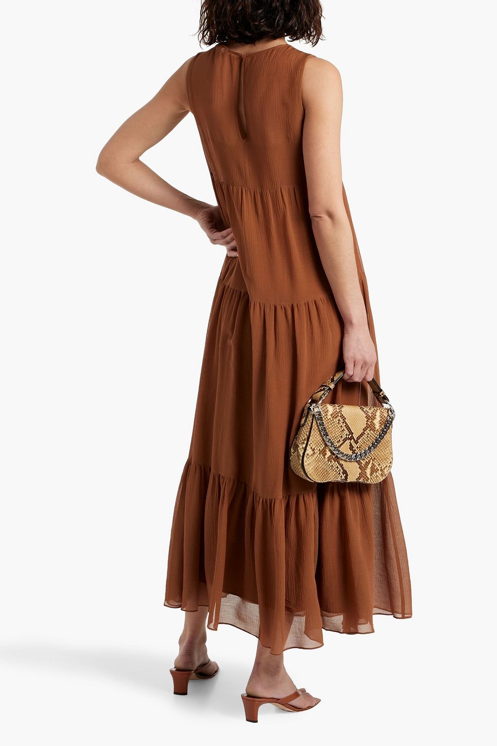 MAX MARA STUDIO Fago crepon maxi dress