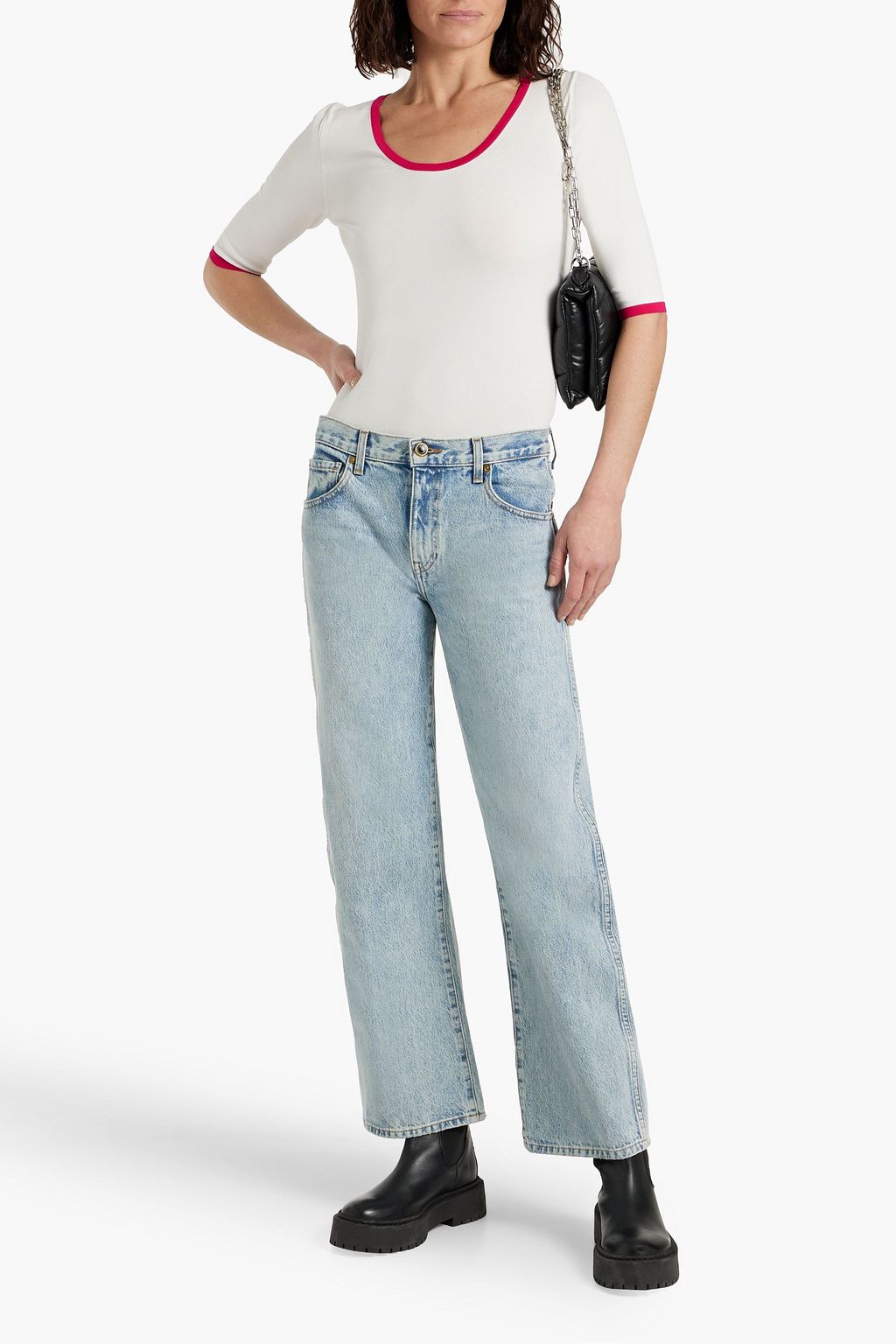 MAX MARA Piombo jersey T-shirt