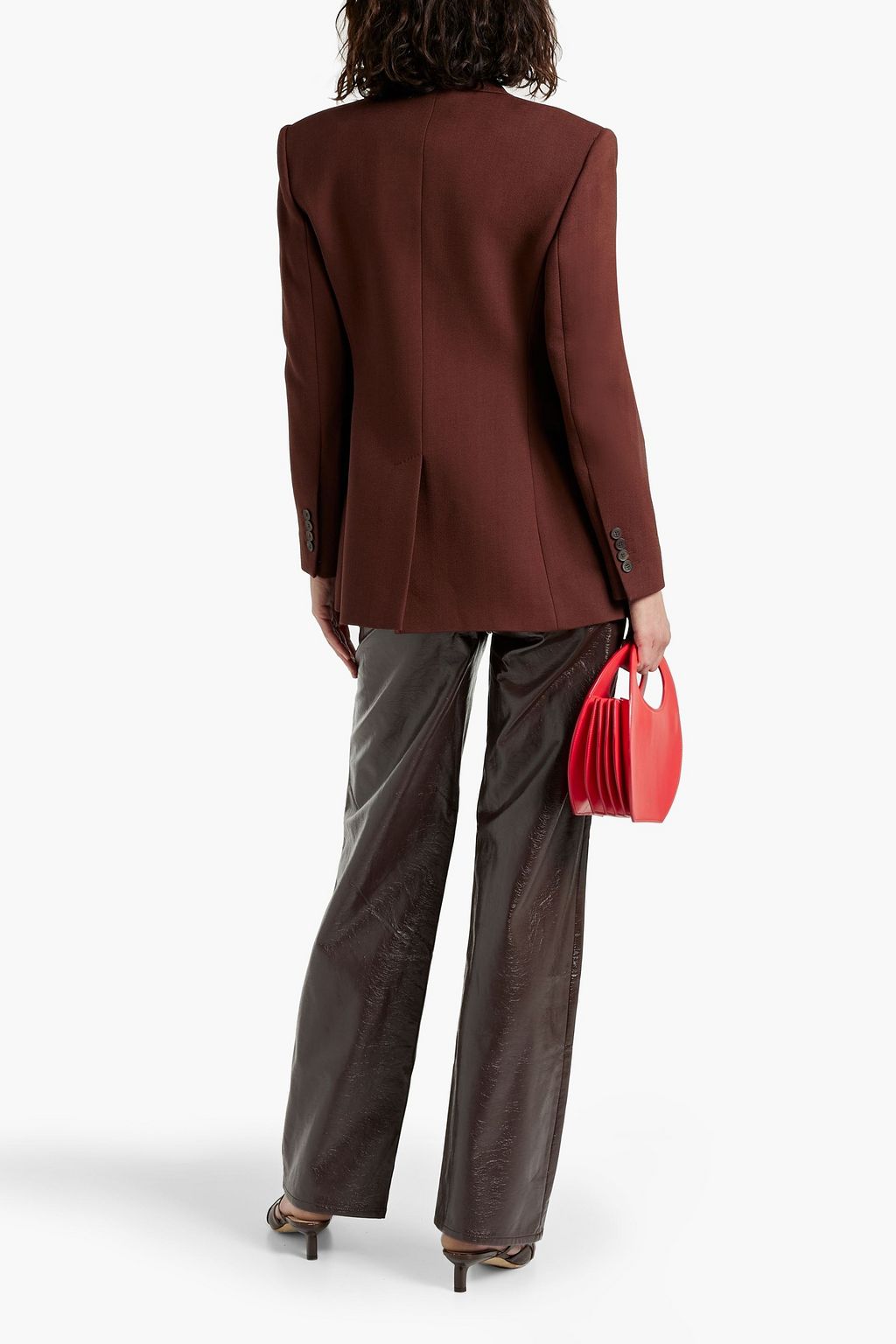 MAX MARA STUDIO Zelma double-breasted crepe blazer