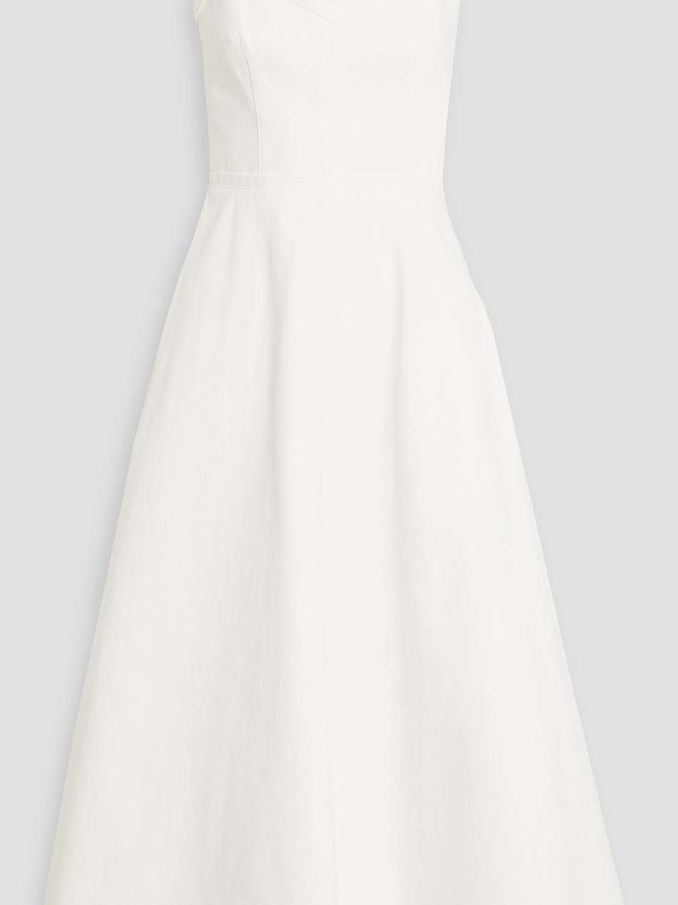 elvita denim midi dress