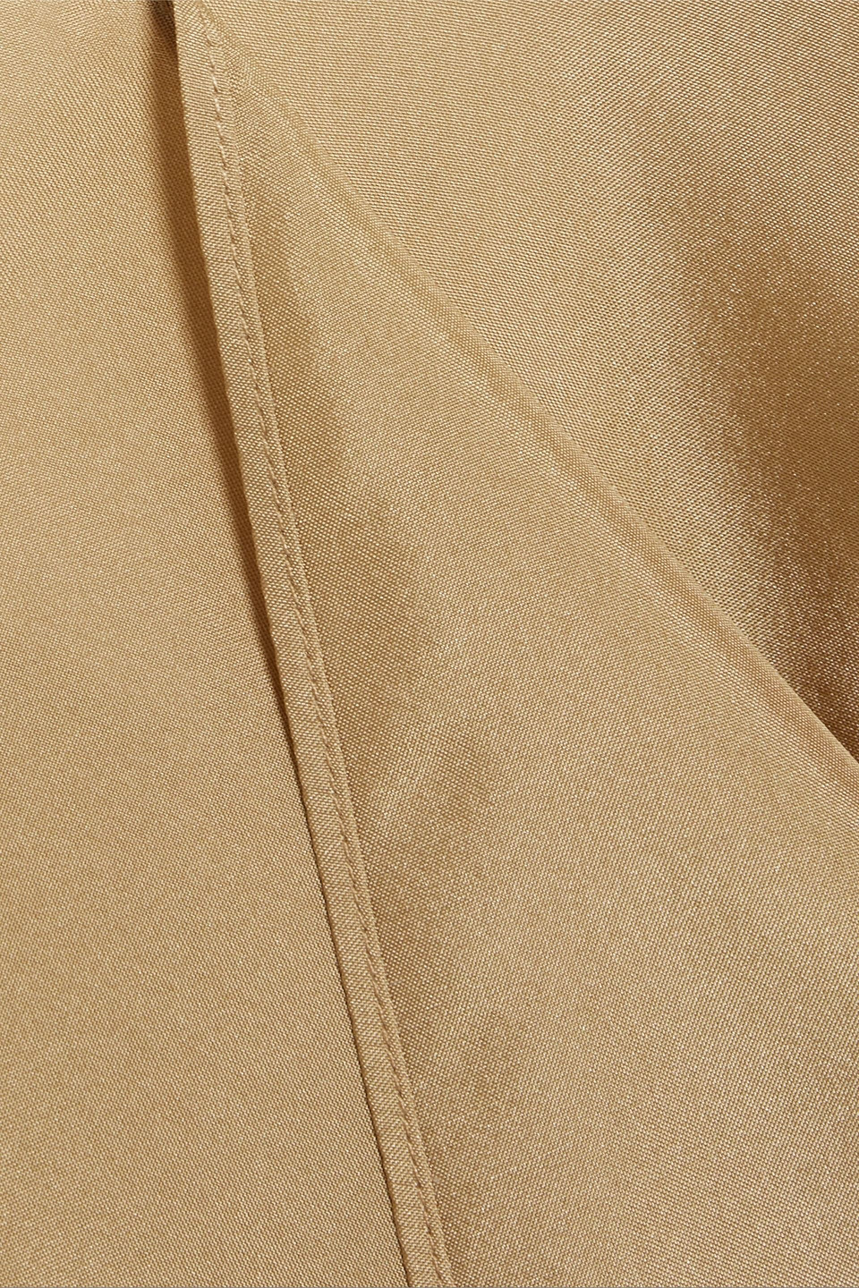 Joseph Prietsley Draped Habotai Silk Blouse In Sand