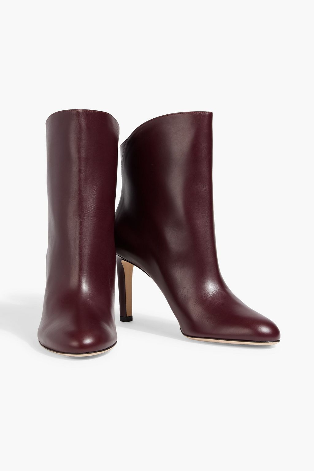 JIMMY CHOO Karter 85 leather ankle boots