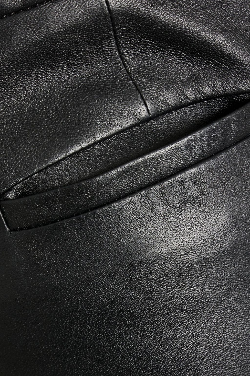 JOSEPH Talia leather kick-flare pants