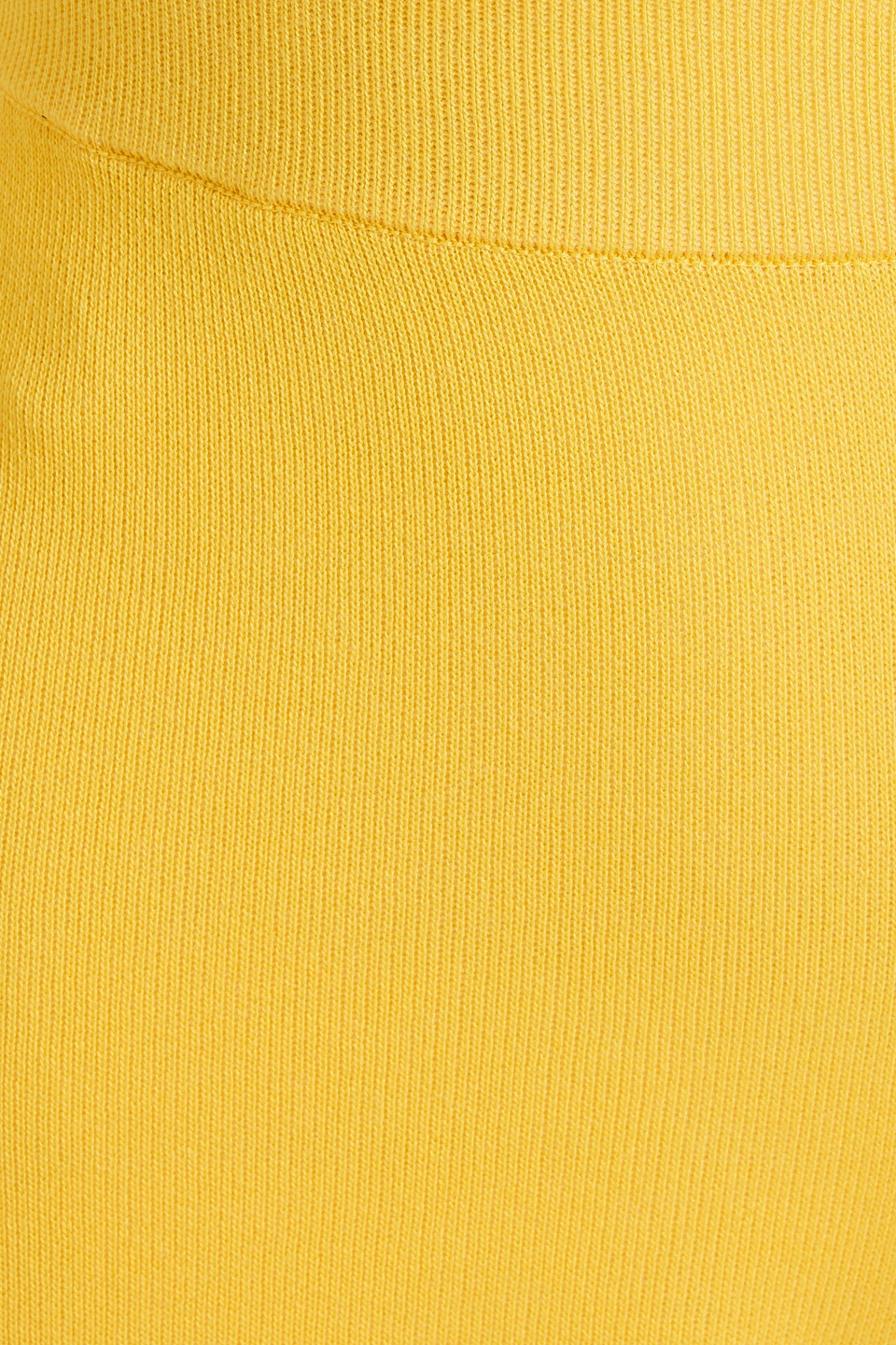 Joseph Plated Knit Shorts In Yellow