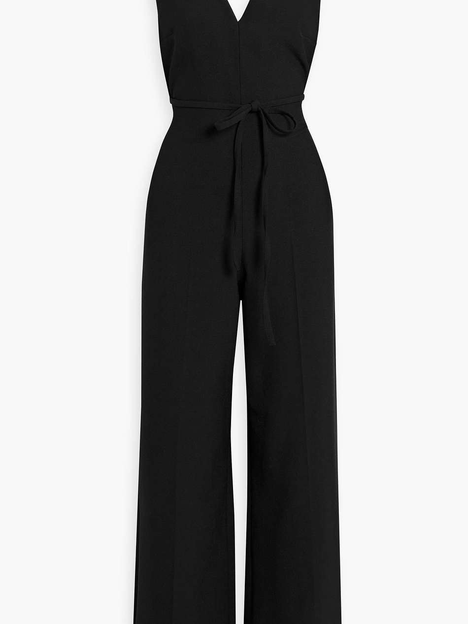 thiers cutout crepe wide-leg jumpsuit