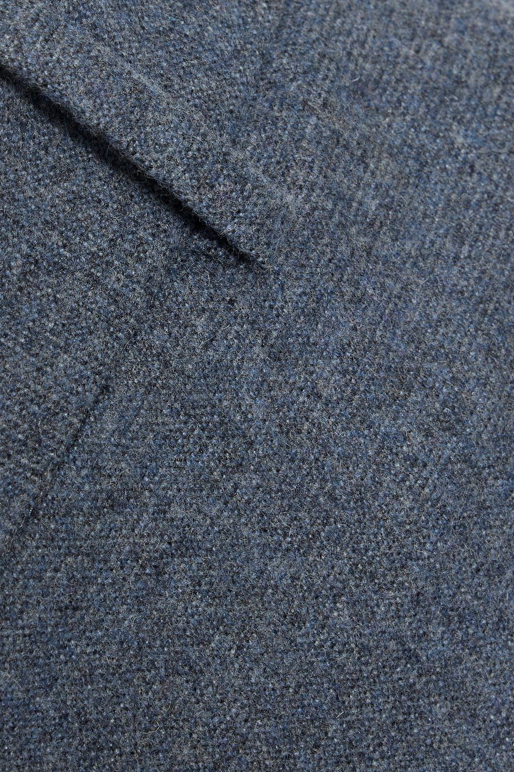 JOSEPH Alana wool-blend flannel wide-leg pants