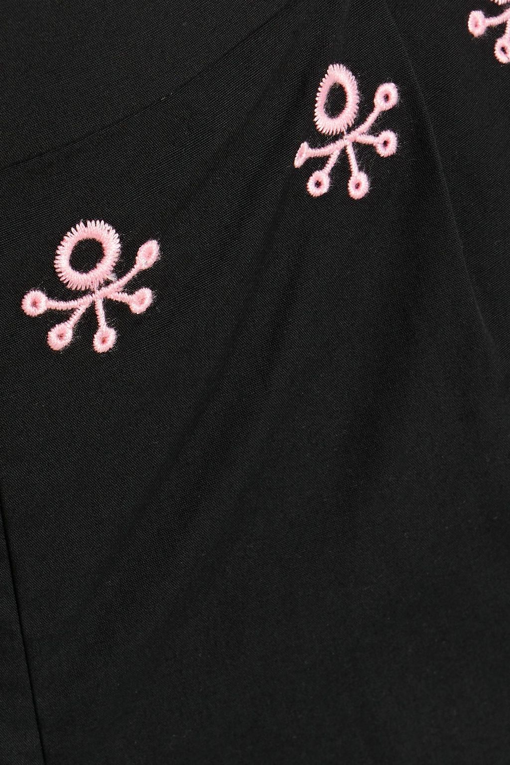 SALONI Paige broderie anglaise cotton shorts
