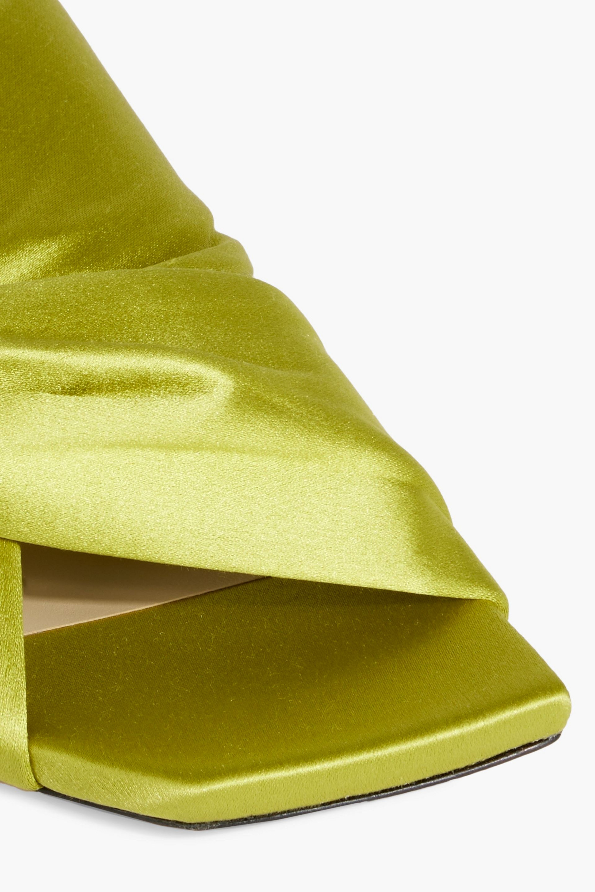 JIMMY CHOO Narissa twisted satin sandals