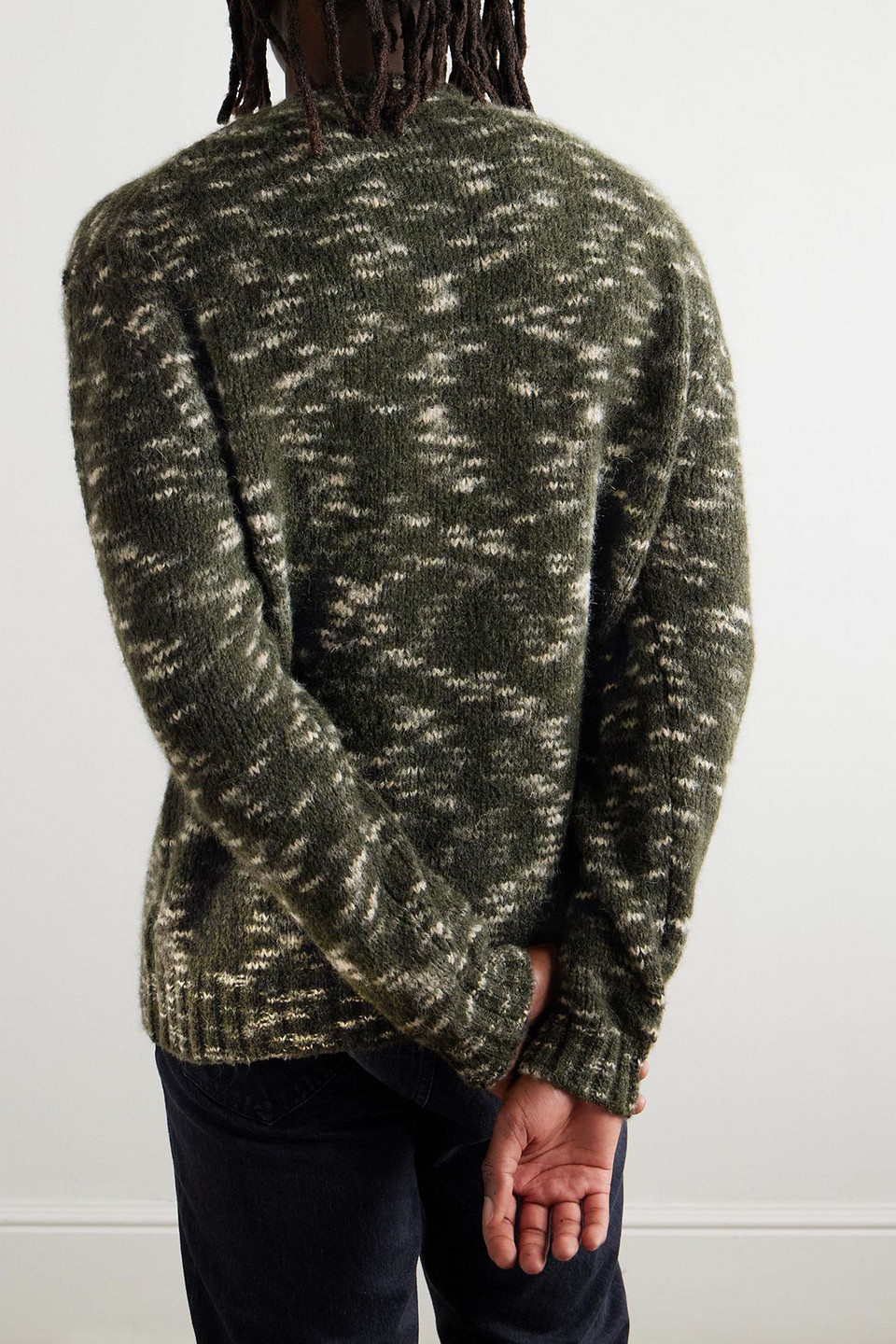  Mr P. - Alpaca-blend Sweater - Green - L 