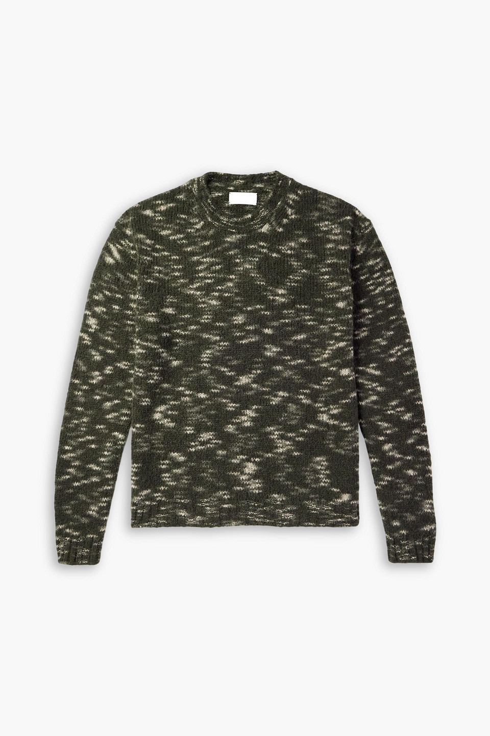 mr p. - alpaca-blend sweater - green - xs
