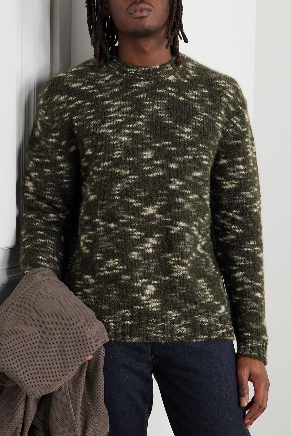  Mr P. - Alpaca-blend Sweater - Green - L 