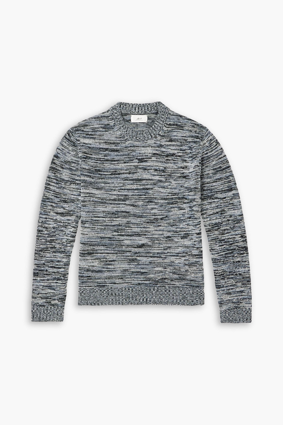 mr p. - striped wool sweater - blue - xs