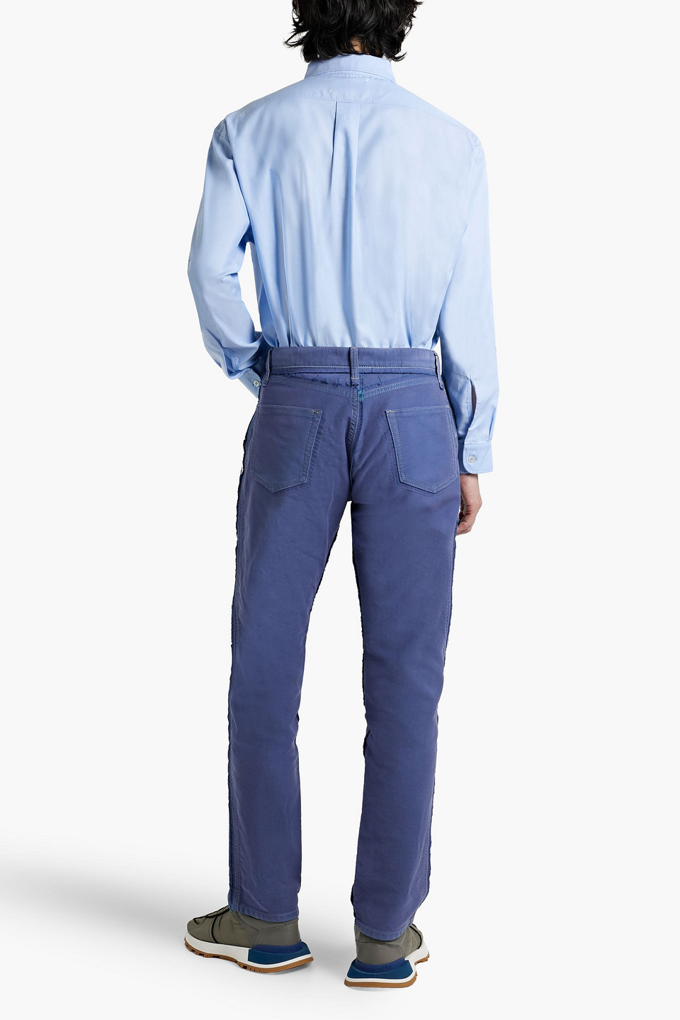 Shop Maison Margiela Denim Jeans In Cobalt Blue