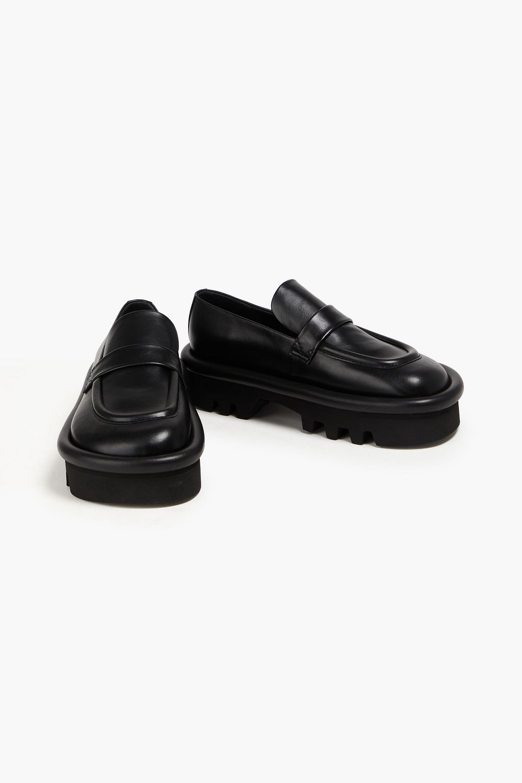 JW ANDERSON حذاء لوفر من الجلد الصناعي