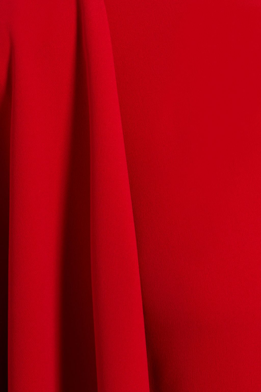 VALENTINO GARAVANI Draped silk-crepe maxi dress