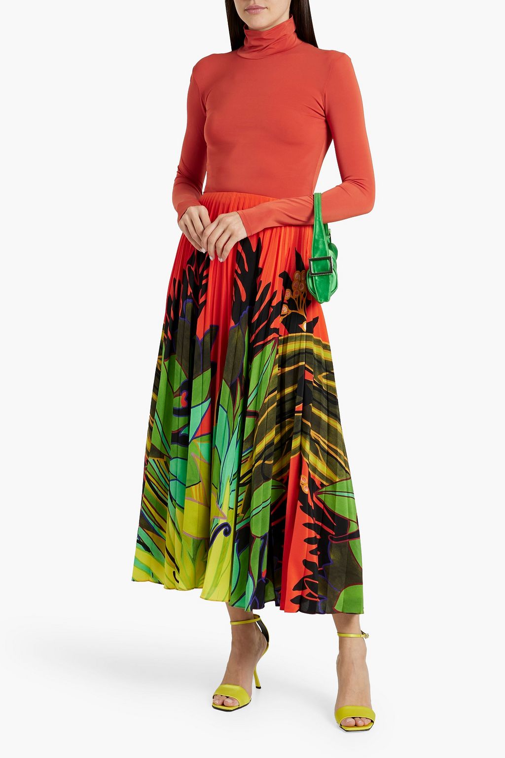 VALENTINO GARAVANI Stretch-jersey turtleneck top
