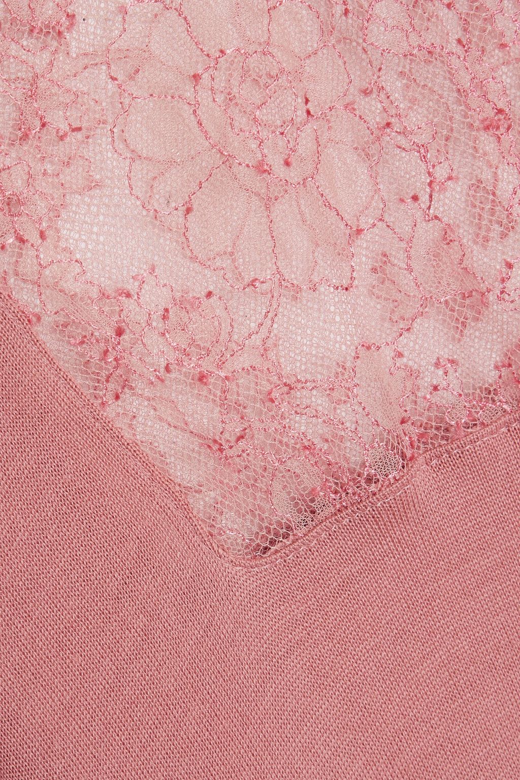 VALENTINO GARAVANI Corded lace-paneled wool mini dress
