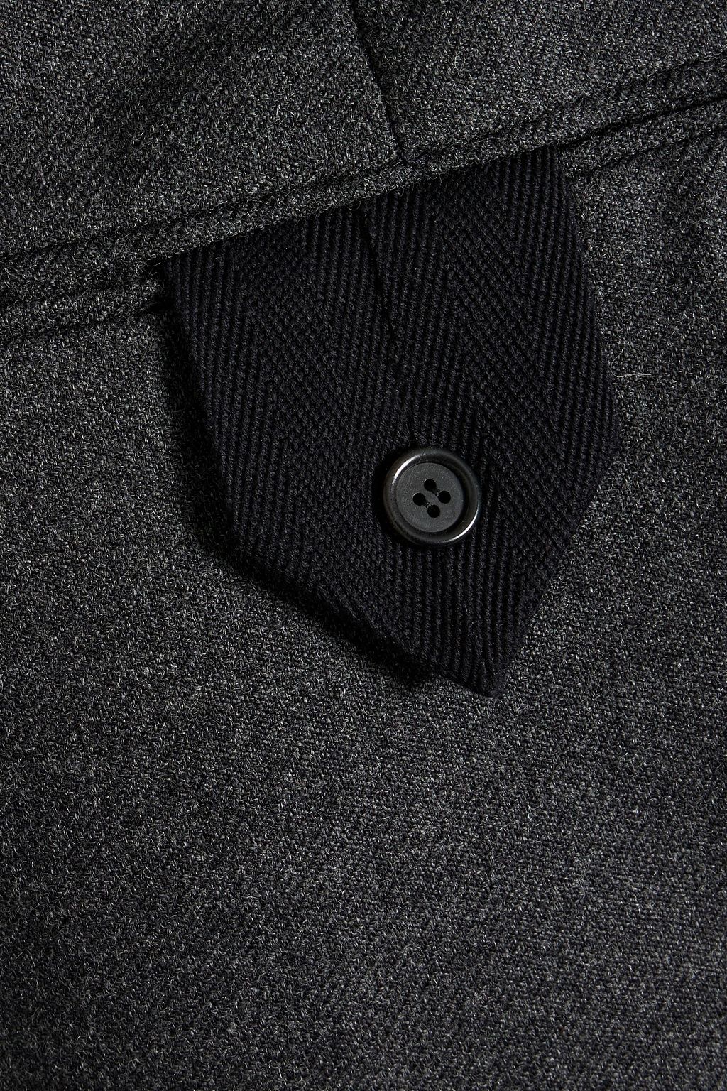VALENTINO GARAVANI Pleated wool-twill wide-leg pants