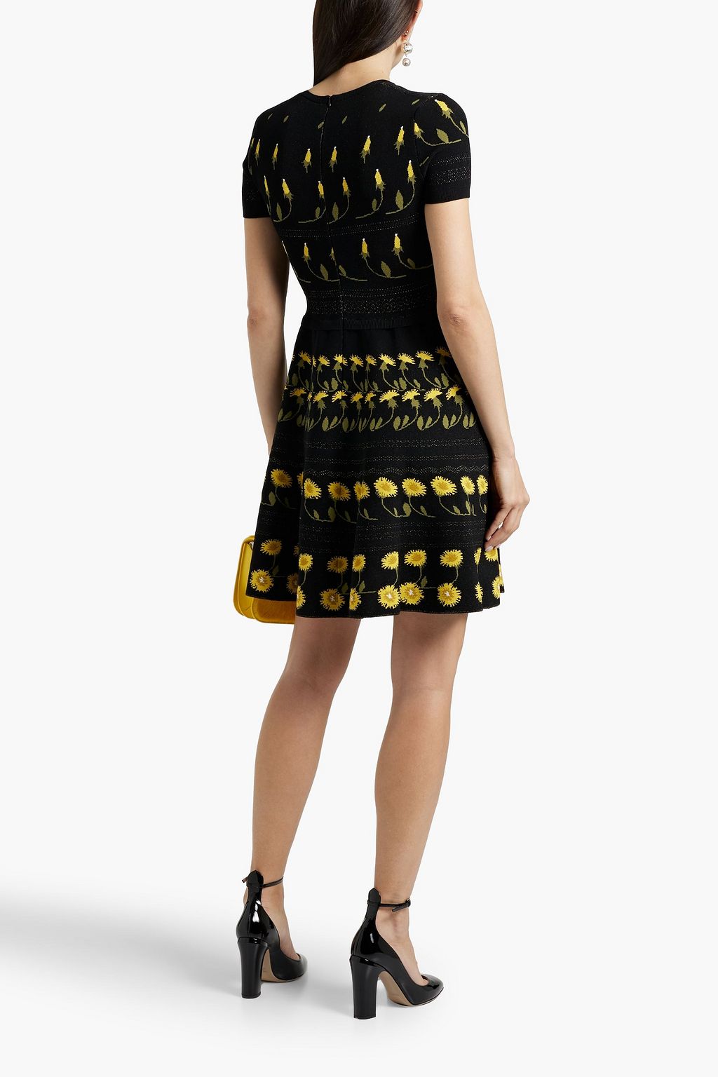 VALENTINO GARAVANI Jacquard-knit mini dress