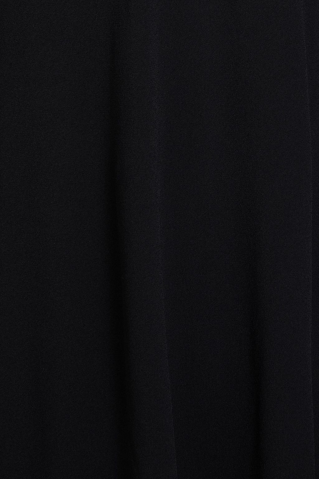 VALENTINO GARAVANI Embellished lace-trimmed knitted midi dress