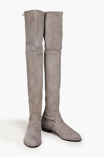 Stuart weitzman over the knee boots grey sales