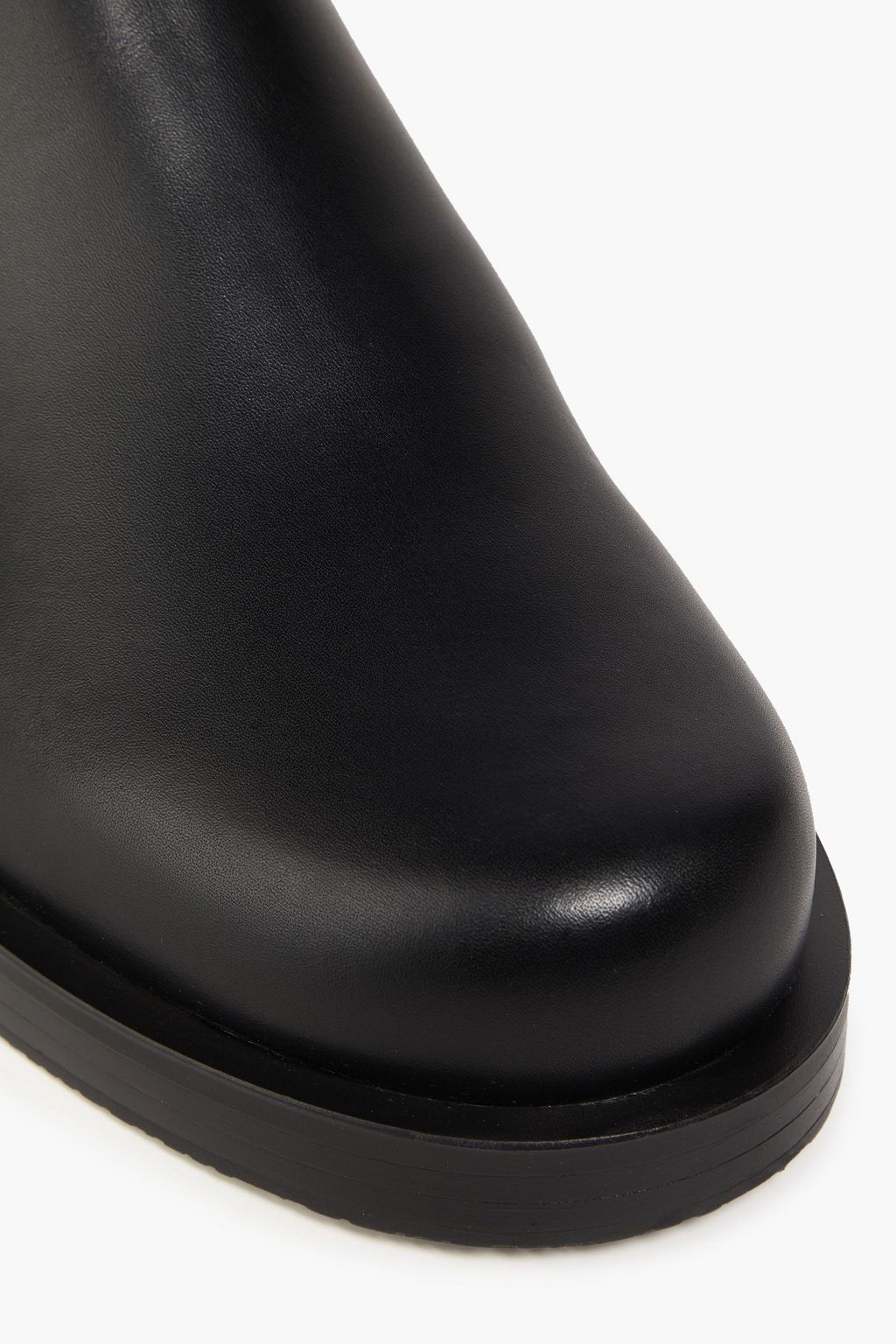 STUART WEITZMAN Microstretch and leather ankle boots