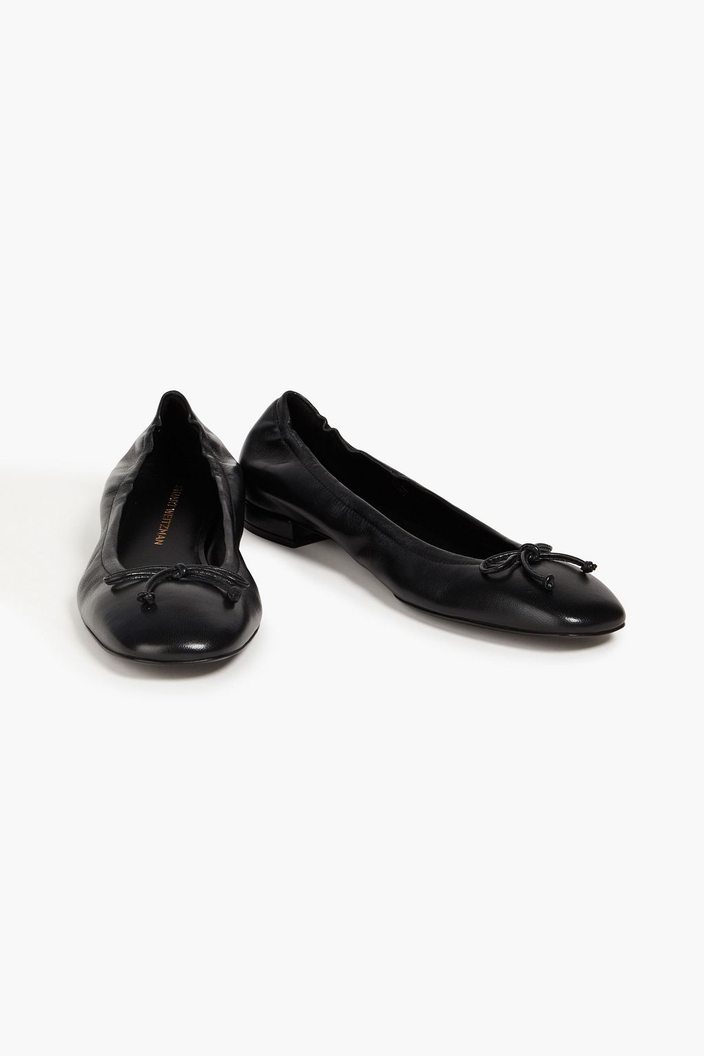 STUART WEITZMAN Bria レザー バレリーナシューズ