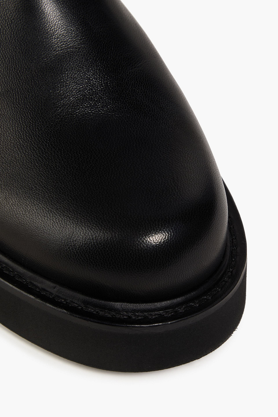 Stuart Weitzman High Boots With Round Toe And Block Heel In Black