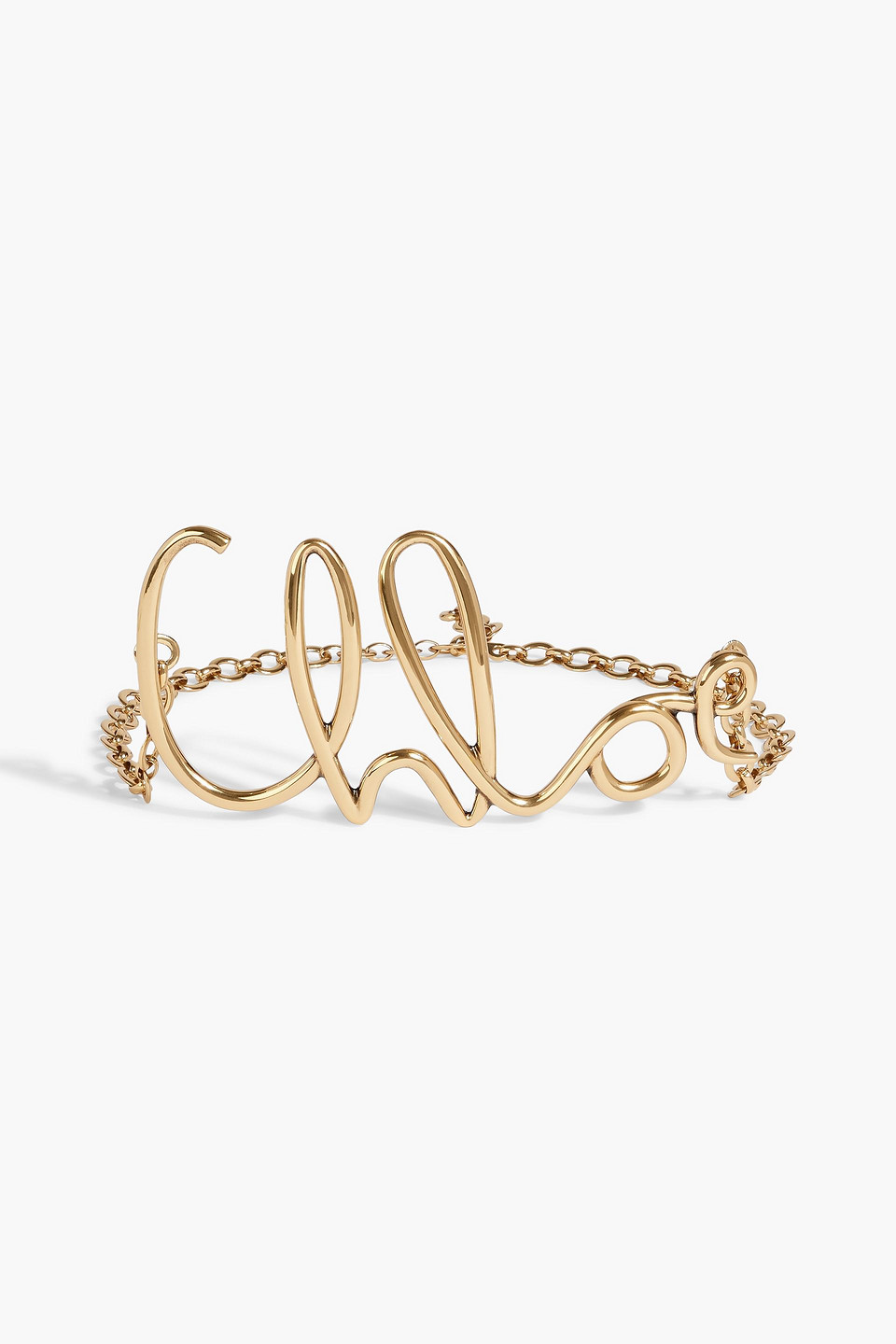 Chloé Iconic Embellished Gold-tone Belt
